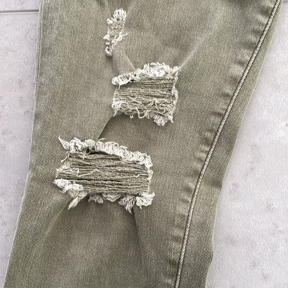 ABERCROMBIE & FITCH Harper Super Skinny women’s stretchy raw frayed hem 27 / 4L - Picture 12 of 16